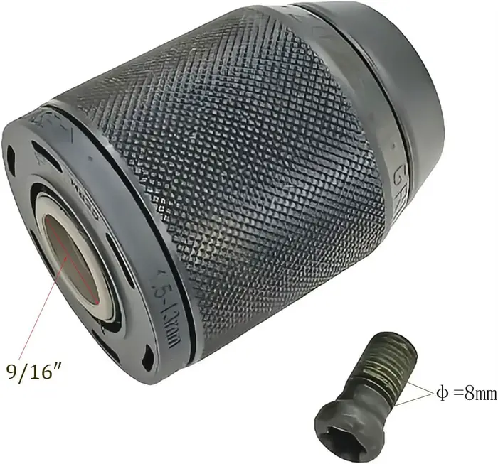 Mandrin de perceuse 9/16'' à installer et remplacer pour Milwaukee 42-66-1006 42-66-2706 42-66-2707 2704-20 2704-22 2804-22 2903-222 2904-20
