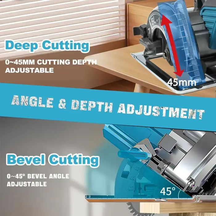 Makita-Scie circulaire électrique aste sans balais