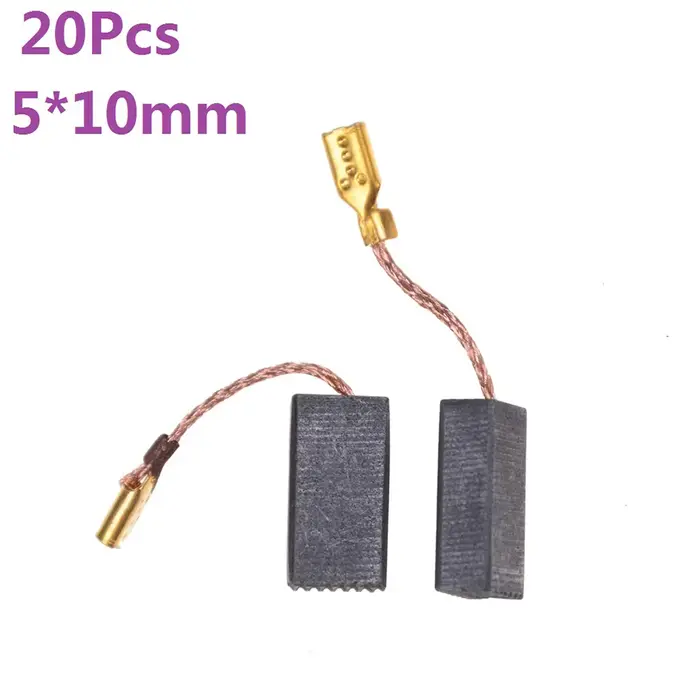 20 pièces 5x10x15mm brosse en carbone pour Bosch 125 14-150 Hitachi pour Worx Hilti meuleuse d'angle outil électrique