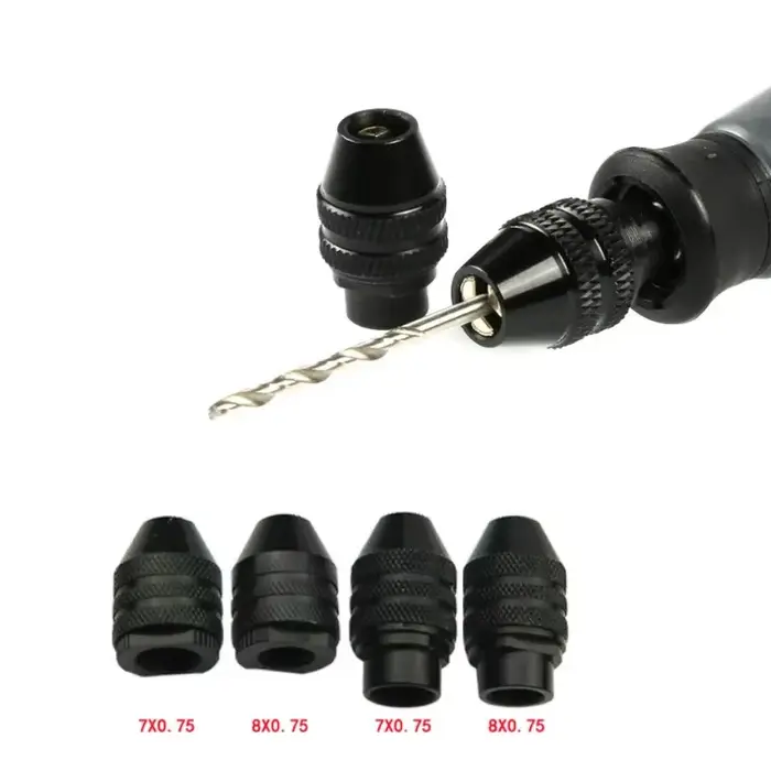 Nouveau Mandrin multi-perceuse 0.3-3.2mm sans clé pour outils rotatifs Dremel, mandrins de foret san