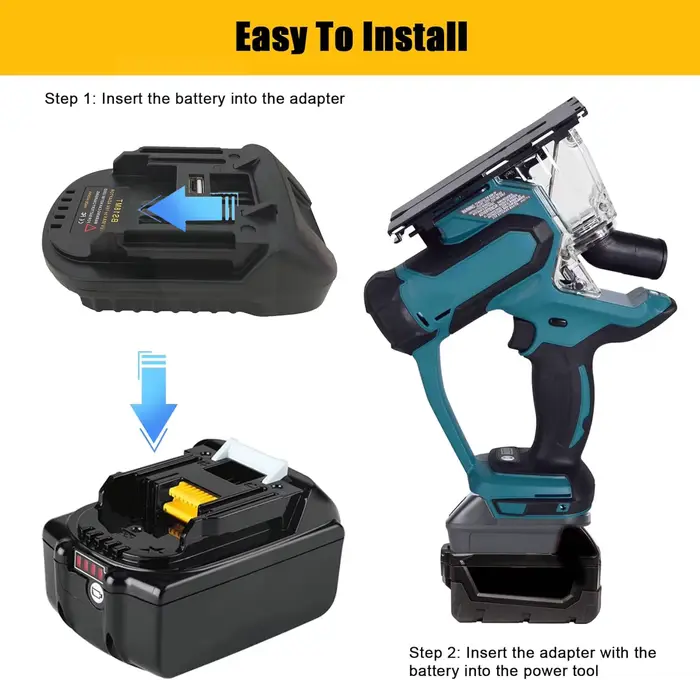 Adaptateur de batterie pour Bosch 18V convertir en pour Makita 18V convertisseur avec USB pour Makit