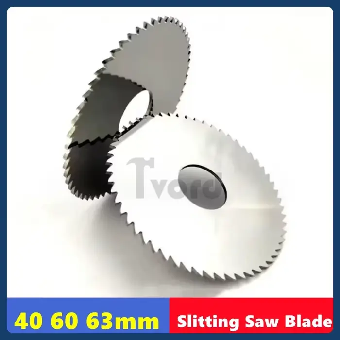 Lame de scie à refendre et à rainurer 40/60/63mm, disque de coupe circulaire en acier HSS pour Machi