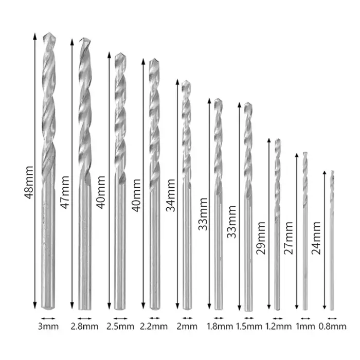Micro foret hélicoïdal manuel en alliage d'aluminium pour l'artisanat de bijoux, mini outil de calcul, propositions d'outils de travail, outil lointain