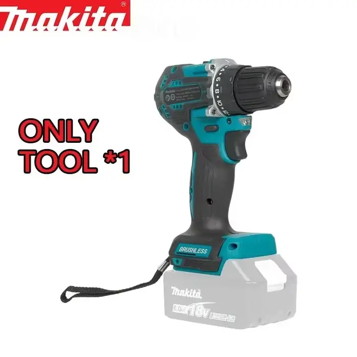 Makita DDF487 Perceuse-visseuse sans fil 18V sans balais - Mandrin 10 mm, perceuse à percussion et v