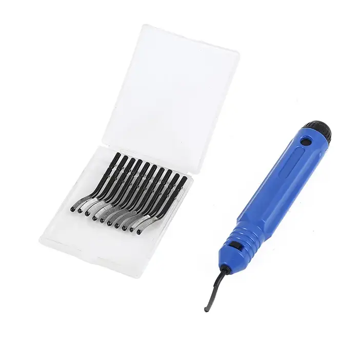 Kit d'outils d'ébavurage pour réparation du métal