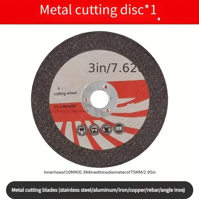 Ensemble de 7 lames de scie circulaire Procut de 3 pouces avec disque de meulage de 75 mm - Structure en acier durable