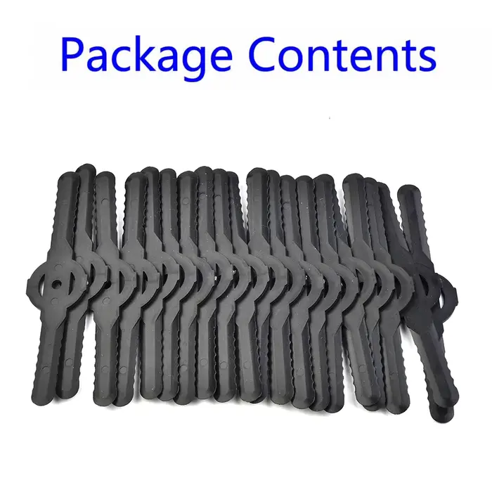 Lames de coupe en plastique pour coupe gazon électrique sans fil, outil de coupe-herbe, outil de jar