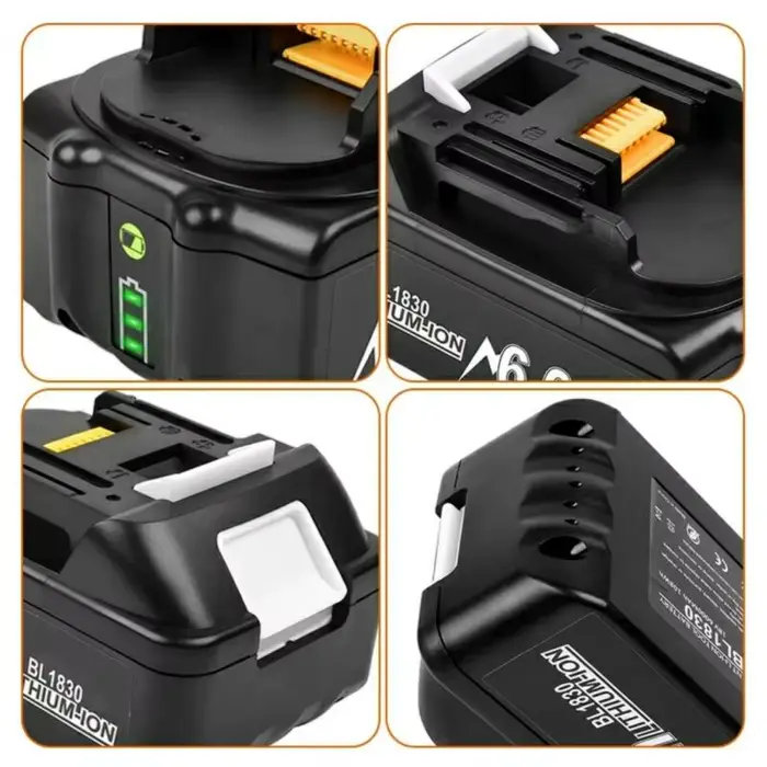18V batterie for makita bl1850b li-ion 18v 6Ah BL1840B BL1860 BL1890 BL1815 BL1830 BL1835 BL1845 Perceuses sans fil Batteries LXT 400