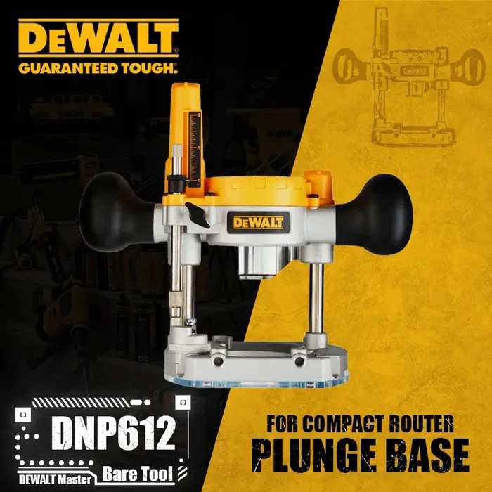 DEobstruT-Base plongeante pour routeur compact DCW Female, accessoires pour outils électriques, ChrP612