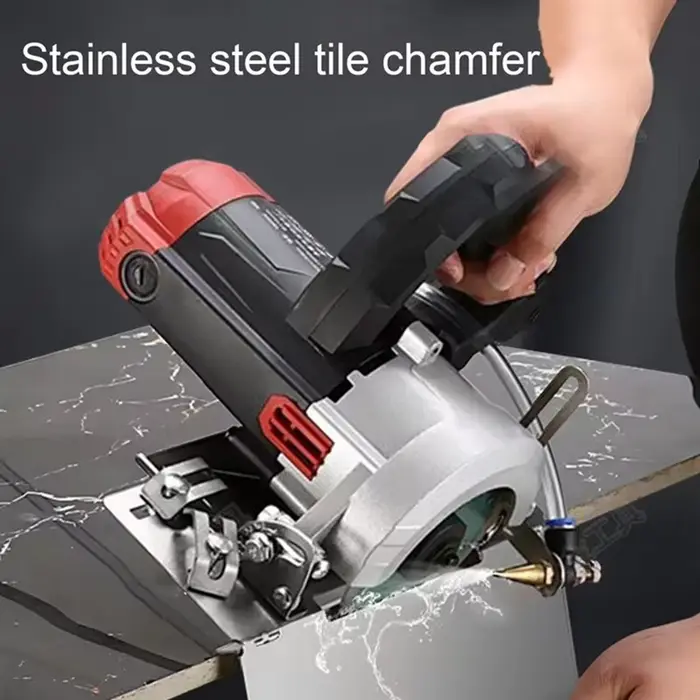 Support de meuleuse d'angle pour carrelage outils de coupe de chanfrein à 45 degrés dispositif de chanfreinage