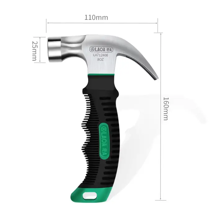 LAOA Mini marteau à griffes 8OZ