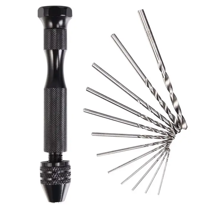 Mini Micro perceuse à main en aluminium avec mandrin sans clé