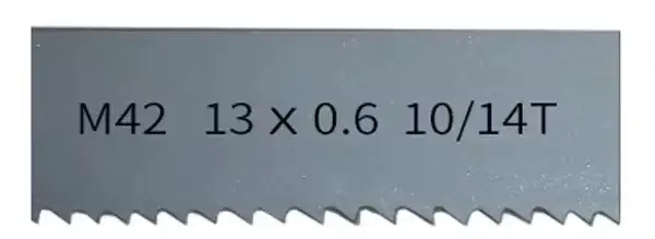 Dekoly M42 scie à ruban bimétallique HSS 1335 x 13 x 0,65 mm 10/14 6 8/12 14TPI lames de scie à ruba