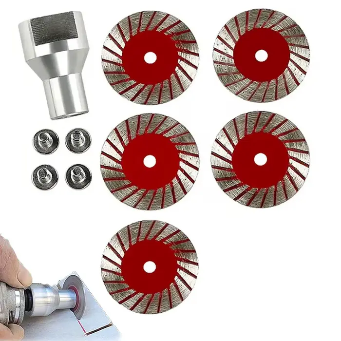Kit de disques diamantés pour outils rotatifs, mini-lames de scie avec mandrins pour Dremel, sculptu