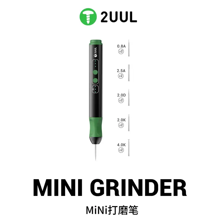 2UUL DA86 Mini meuleuse électrique contrôle de précision stylo de polissage Portable avec 5 vitesses