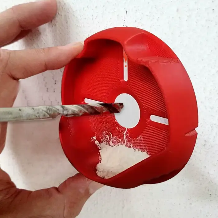 Collecteur de poussière de perçage en plastique Durable