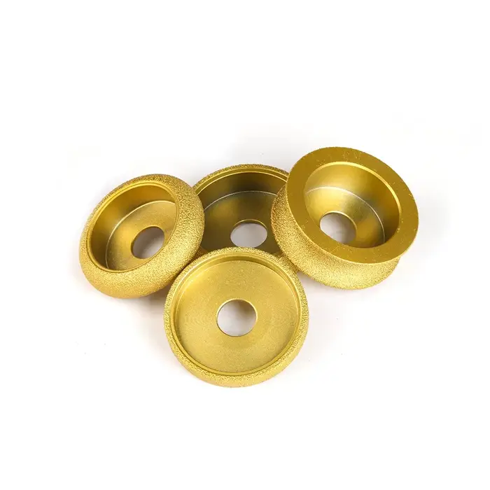 Meule diamantée brasée pour le meulage des bords de carreaux
