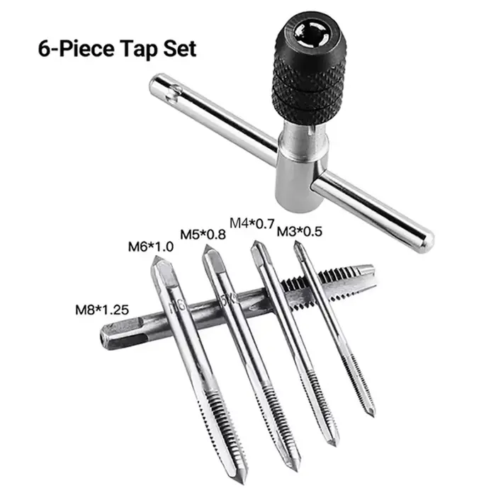 Jeu de tarauds M3/M4/M5/M6/M8