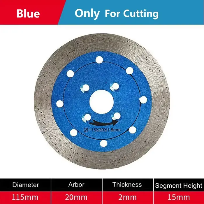 Lame de scie 115mm pour carreaux de porcelaine