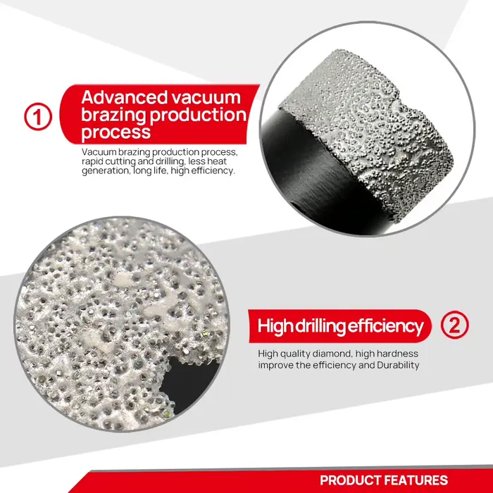 Foret diamanté 102mm de diamètre