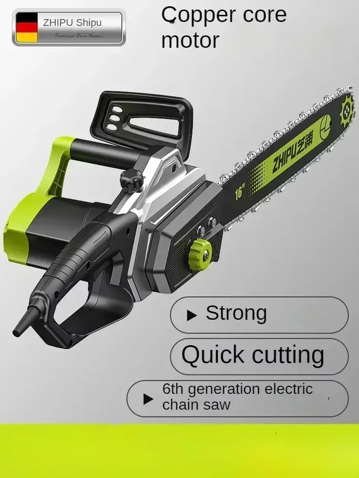 Tronçonneuse électrique de qualité professionnelle 220 V pour couper le bois de chauffage et plus encore