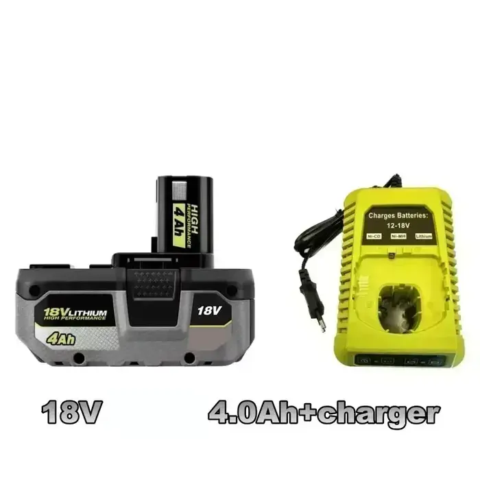 Nouvelle batterie au lithium puissante RYOBI 18V 6.0Ah 8.0Ah P104 P105 P107 P108 P109 à faible autodécharge