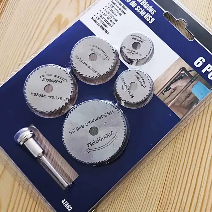 Jeu de lames de scie circulaire HSS