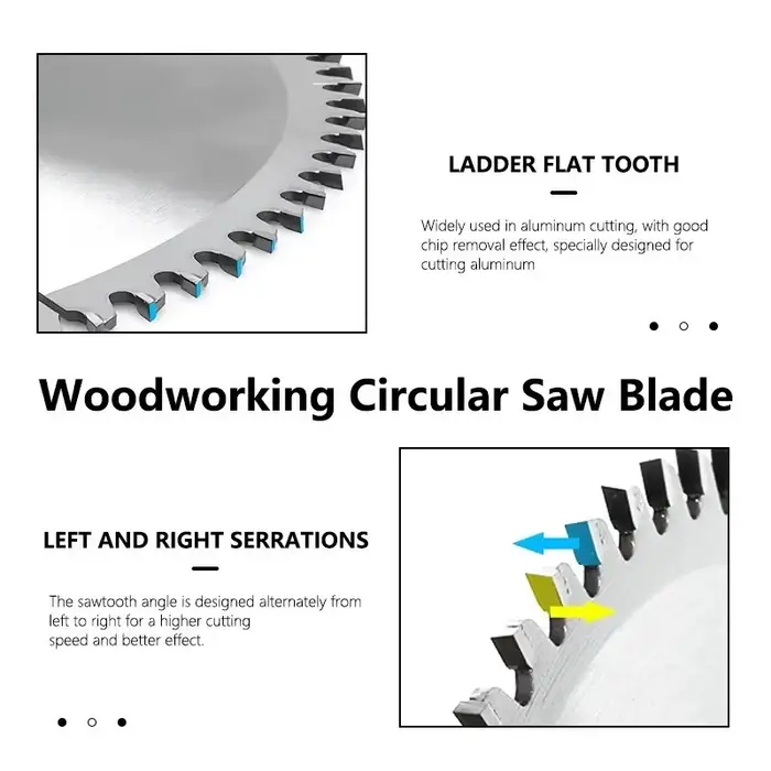 Lame de scie circulaire TCT pour le travail du bois de 300/305 mm avec un diamètre de coupe de 30 mm et 40/60/80/100