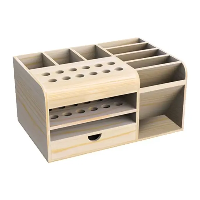 Toolguide – boîte de rangement en bois, tournevis, support de pincettes, réparation de téléphone por