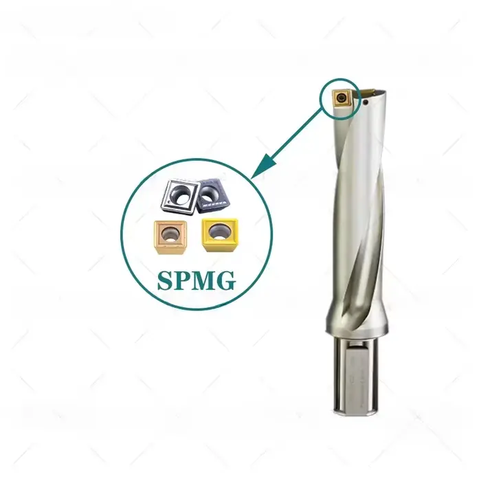 Porte-outil de perçage rapide SP Type U-Drill compatible avec les tours