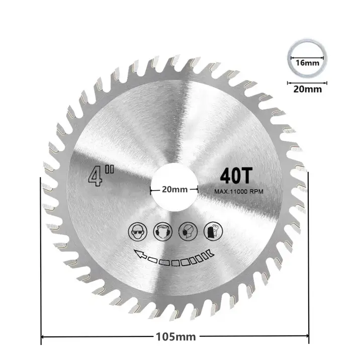 Lame de scie circulaire 4 ''40T