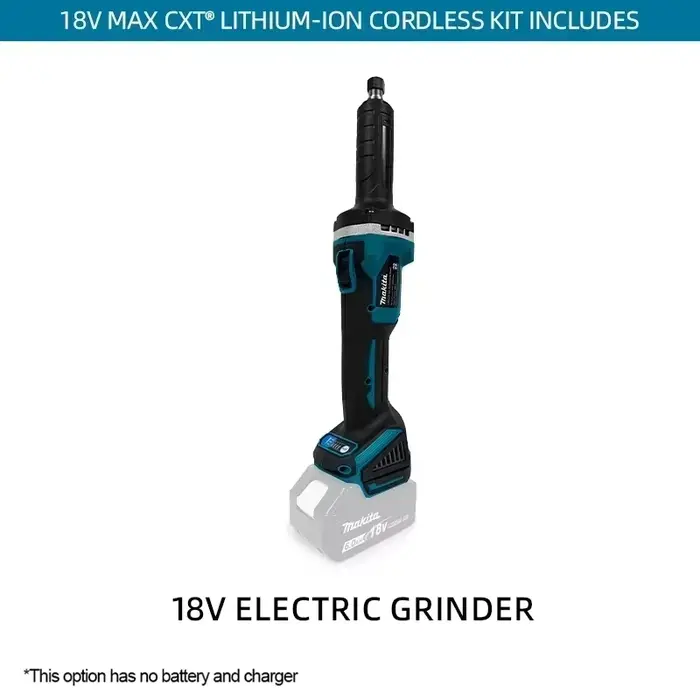Meuleuse sans fil Makita à 4 vitesses, meuleuse d'angle sans fil, machine de meulage portative, outi