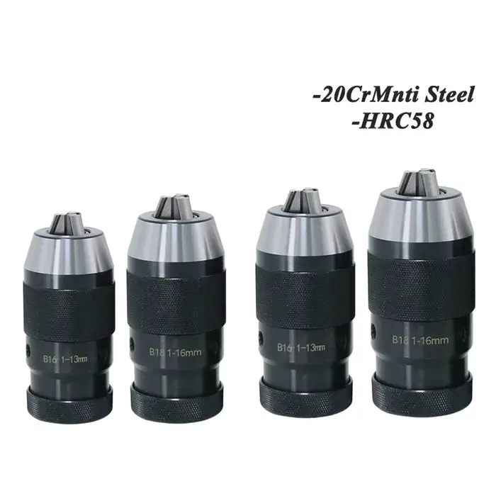 Mandrin de perçage à serrage automatique B10 B12 B16 B18 B22