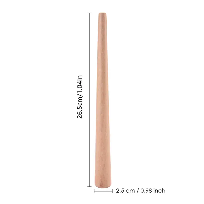 Mandrin en bois pour la fabrication de bijoux et le façonnage et le polissage des bagues