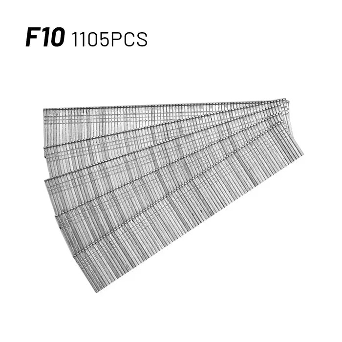 Agrafes F15/F20/F25/F30, 1105 pièces, clous droits pour bricolage, jardinage, travail du bois, matér