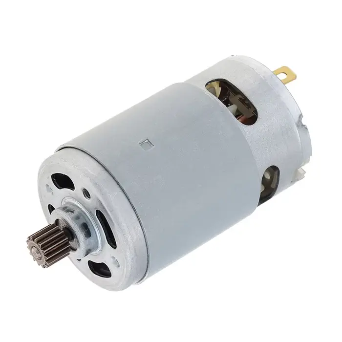 Moteur à balais 21V RS550 14 dents, adapté pour mini scie à bois sans fil de 4/6 pouces, accessoires