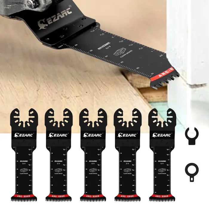 Lames multi-outils Extra-longues à bord d'arc