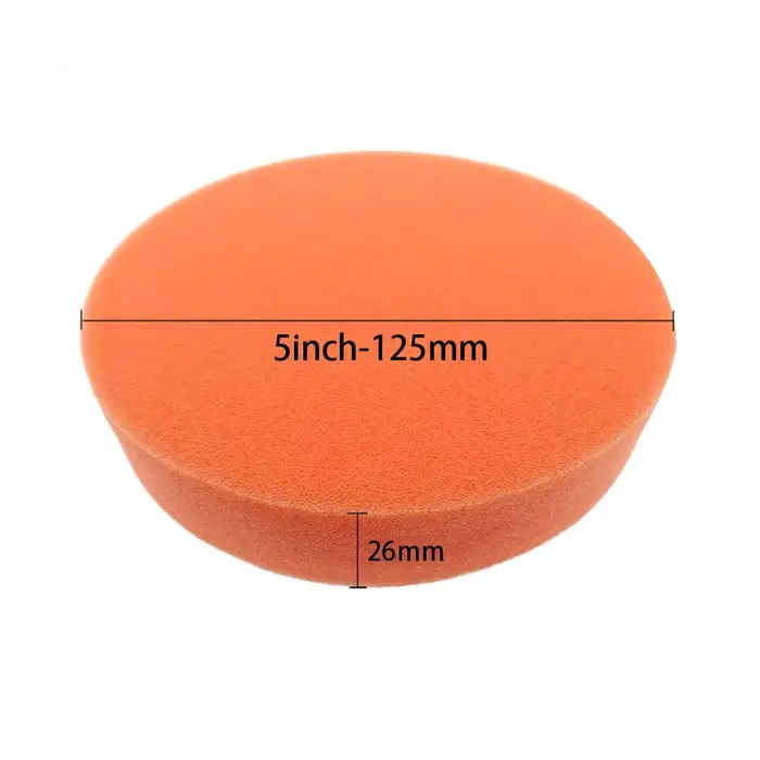 5/10 pièces 5 "125mm tampons de polissage de voiture mousse plate éponge tampon de cire Kit outil po