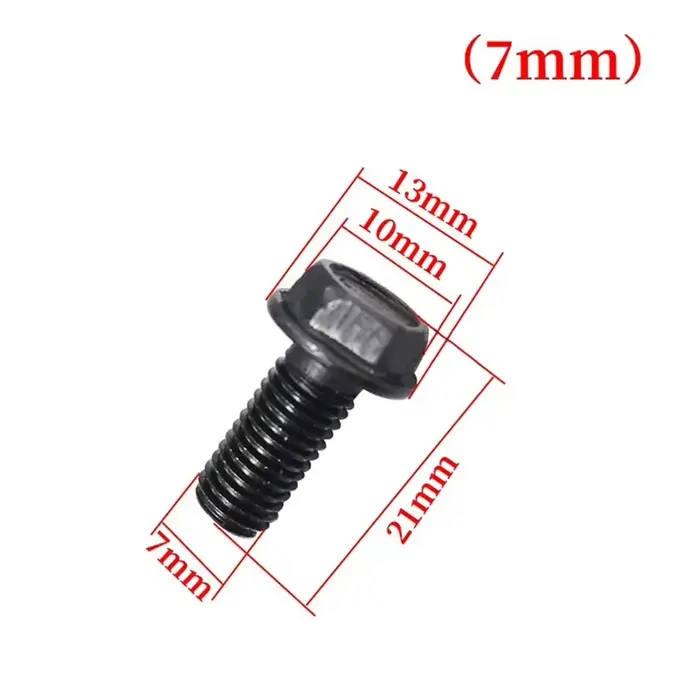 Vis à Lame de Scie M8 M7 M6 pour Machine à Découper, Filetage à Main Hexagonal 6mm/7mm/8mm, Pièces d'Outils de Haute Résistance et Dureté, 10 Pièces