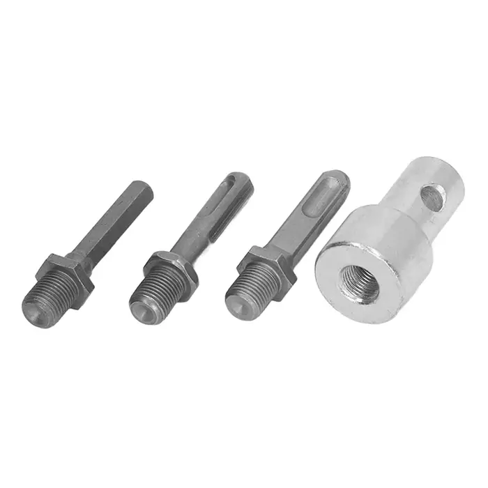Adaptateur de perceuse de jardin en acier au carbone