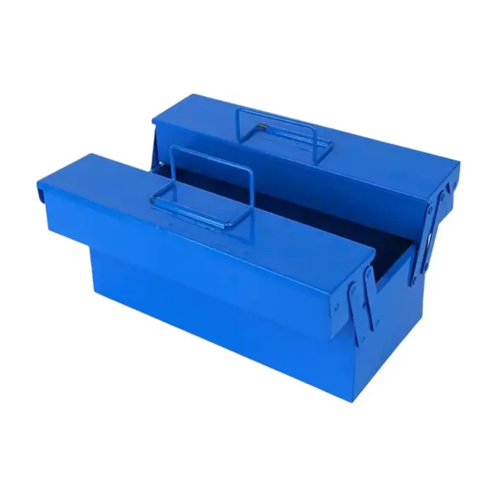 Boîte à outils métallique de grande capacité pour rangement embarqué