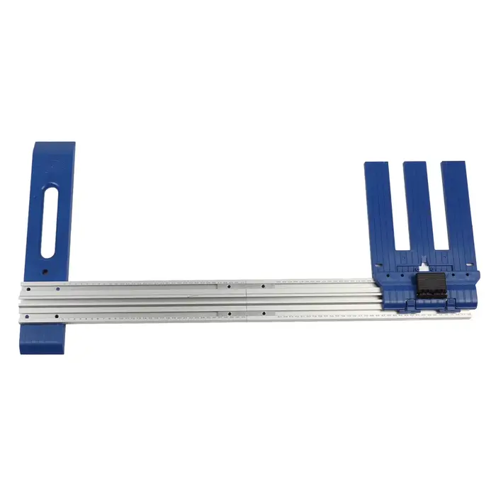 Rail de scie circulaire multifonctionnel en alliage d'aluminium pour le travail du bois et la menuis