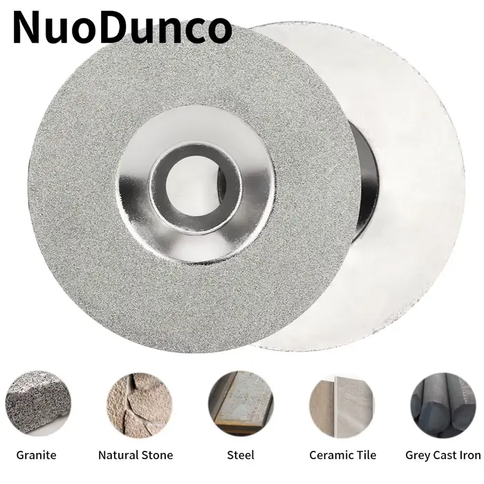 Disque de meulage 5 "125mm, haute qualité, avec revêtement en diamant, pour meuleuse d'angle,disque 