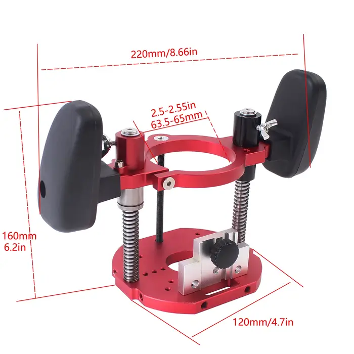 Base de routeur plongeant pour Machine de découpage