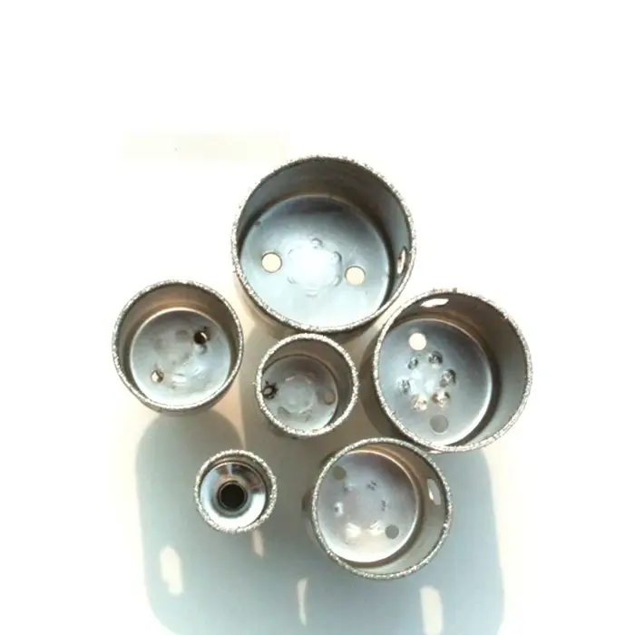 1 pièces 60 65 70 80 85 90 100 110 120mm diamant enduit foret carrelage marbre verre céramique trou scie forets pour outils électriques