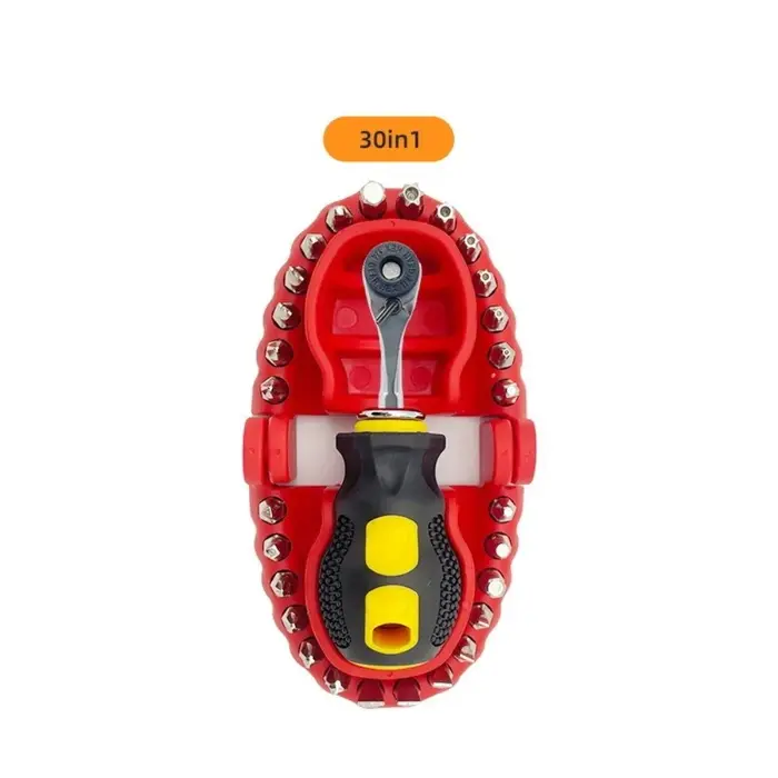 Jeu de tournevis multifonction magnétique CR-V 28 pièces