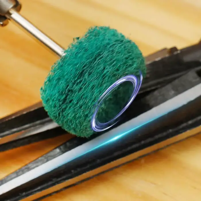 50/10 pièces Mini-brosses abrasives en nylon pour polissage