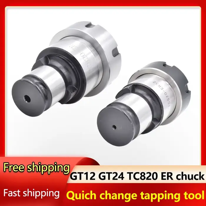 Outil de taraudage TC820 ER32 ER40 GT24 ER25 GT12 ER20, mandrin de perçage à changement rapide pour 