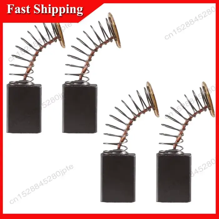 -ABUB 2 paires 12X9X6 Mm brosses à charbon outil électrique pour moteur à percussion électrique
