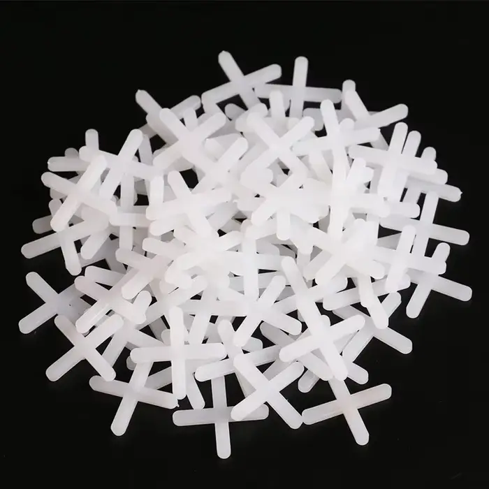 100-300 pièces 1/1.5/2/2.5/3/4/5/8/10mm système de nivellement de carreaux de céramique croisés en p
